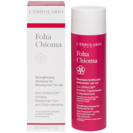 Abundante Cabello Champú Anticaída para Ella 200Ml L`Erbolario